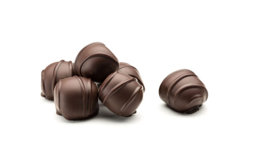 hand dipped stem gingers in dark chocolate