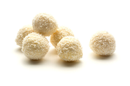 coconut and malibu truffle