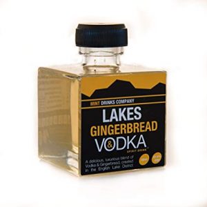 5cl bottle of vodka flavoured with gingerbread