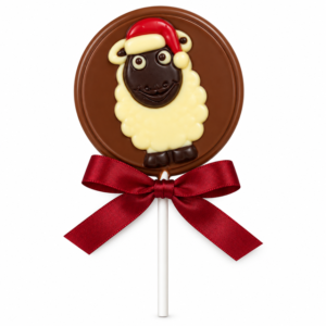 Hand Decorated Christmas Sheep Lolly