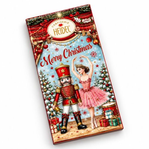 Heidel Traditional 3D Festive Ballerina Milk Chocolate Bar